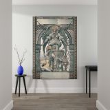Harper's Bazaar Christmas - Angelic Vintage Holiday Scene By Luc-Olivier Merson canvas wall art - Image 2
