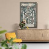 Harper's Bazaar Christmas - Angelic Vintage Holiday Scene By Luc-Olivier Merson canvas wall art - Image 5