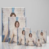 Angel - Divine Figure in White Robes By Abbott Handerson Thayer canvas wall art - Image 4