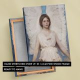 Angel - Divine Figure in White Robes By Abbott Handerson Thayer canvas wall art - Image 6