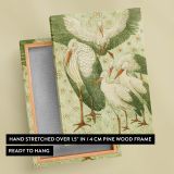 Five Storks in a Meadow - Vintage Birds with Daisies By Theo van Hoytema canvas wall art - Image 6