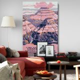 Grand Canyon National Park - 1938 Poster with Pink Cliffs By Chester Don Powell - Image 8
