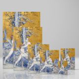 Allegory of Time - Angelic Symbolism with Children By Luc-Olivier Merson canvas wall art - Image 4