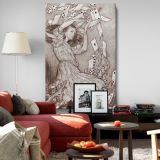 Alice's Adventures in Wonderland - 1907 Fantasy Illustration By Arthur Rackham canvas wall art - Image 8