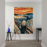 The Scream - Iconic Expressionist Art in Vivid Tones By Edvard Munch canvas wall art - Image 2