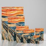 The Scream - Iconic Expressionist Art in Vivid Tones By Edvard Munch canvas wall art - Image 4