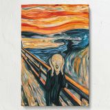 The Scream - Iconic Expressionist Art in Vivid Tones By Edvard Munch canvas wall art - Image 7