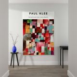 Red Green and Violet-Yellow Rhythms - Abstract Composition By Paul Klee canvas wall art - Image 2