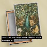 Pauw met Kippen - Peacock with Chickens Vintage Print By Theo van Hoytema - Image 6