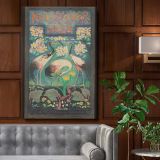 1924 Kalender Title Page - Art Nouveau Cover Illustration By Leo Visser canvas wall art