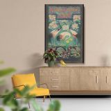 1924 Kalender Title Page - Art Nouveau Cover Illustration By Leo Visser canvas wall art - Image 5