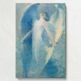 The Angel - Soft Toned Spiritual Figure By William Baxter Closson canvas wall art - Image 7