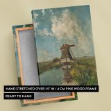 In the Month of July - Dutch Windmill Landscape Scene By Paul Joseph Constantin Gabri'l canvas wall art - Image 6