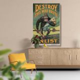 Destroy This Mad Brute - WWI Propaganda Poster with Gorilla By Harry Ryle Hopps - Image 5