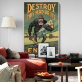 Destroy This Mad Brute - WWI Propaganda Poster with Gorilla By Harry Ryle Hopps - Image 8