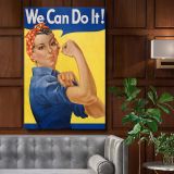 We Can Do It - Rosie the Riveter Feminist Poster By J. Howard Miller