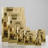 The Courtyard of a House in Cairo - Egyptian Street Scene By Willem de Famars Testas canvas wall art - Image 4