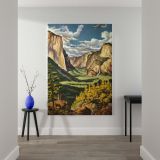 Yosemite National Park - United Air Lines Travel Poster - Image 2