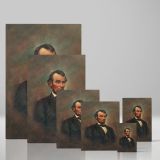 Abraham Lincoln - Vintage Oil Portrait of U.S. President canvas wall art - Image 4