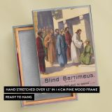 Blind Bartimeus - Jesus Healing the Blind Bible Scene canvas wall art - Image 6