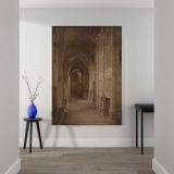 Gothic Cathedral Hallway - Sepia Cloister Photo Print By Unknown Photographer - Image 2