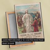 Feeding the Five Thousand - Loaves and Fish Miracle Scene canvas wall art - Image 6