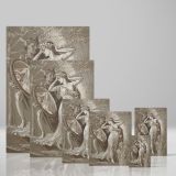 The Mirror of Venus - 1890 Symbolic Mythology Artwork by Walter Crane canvas wall art - Image 4
