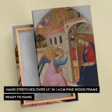 The Annunciation - Virgin and Gabriel Scene by Tommaso del Mazza, Early Renaissance Art canvas wall art - Image 6