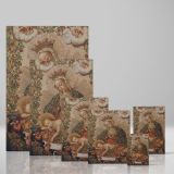The Virgin Adoring Christ with Saints - Sacred Cuzco School Religious Artwork canvas wall art - Image 4