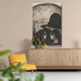 Attraction I - Dark Romantic Gothic Scene By Edvard Munch canvas wall art - Image 5
