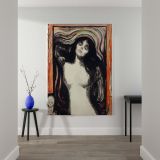 Madonna - Haunting Symbolist Nude Art By Edvard Munch canvas wall art - Image 2