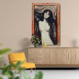 Madonna - Haunting Symbolist Nude Art By Edvard Munch canvas wall art - Image 5