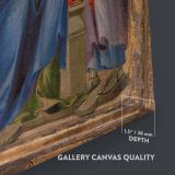 Virgin and Child with Saints - Sacred Medieval Painting canvas wall art - Image 3