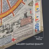 The Bible Wheel - Compass of Scriptures for Sailors By W. C. Mills canvas wall art - Image 3