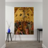 The Crucifixion - Early Renaissance Gold Painting By Fra Angelico canvas wall art - Image 2