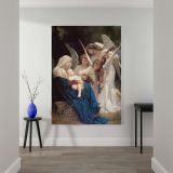 The Virgin of the Angels - Madonna with Child and Angels By Bouguereau canvas wall art - Image 2