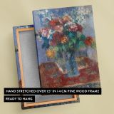 Bouquet de Fleurs - Impressionist Floral Still Life By Camille Pissarro canvas wall art - Image 6