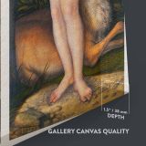 Adam and Eve - Biblical Nude Figures with Serpent By Lucas Cranach the Elder canvas wall art - Image 3