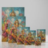 Ganesha Painting - Bold Divine Symbolism in Rich Colors canvas wall art - Image 4