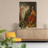Venus and Anchises - Romantic Myth Scene By Benjamin Robert Haydon canvas wall art - Image 5