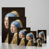 Girl with a Pearl Earring - Iconic Portrait By Johannes Vermeer canvas wall art - Image 4