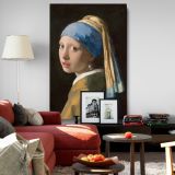 Girl with a Pearl Earring - Iconic Portrait By Johannes Vermeer canvas wall art - Image 8