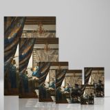 The Allegory of Painting - Dutch Masterpiece in Studio By Johannes Vermeer canvas wall art - Image 4