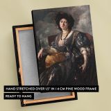 Portrait of Lady Michelham - Elegant Edwardian Style By Jacques- canvas wall art - Image 6
