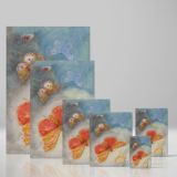 Papillons et Fleur - Dreamy Butterfly and Floral Scene By Odilon Redon canvas wall art - Image 4