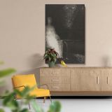 I Continued to Gaze on the Chair - Surreal Misty Figure By Odilon Redon canvas wall art - Image 5
