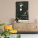 Angel of Certitude on the Horizon - Dreamlike Celestial Scene By Odilon Redon canvas wall art - Image 5