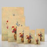Flowers in a Vase - Vibrant 1910 Bouquet Still Life By Odilon Redon canvas wall art - Image 4