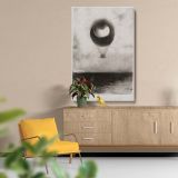 Ë Edgar Poe - Surreal Eye Balloon in Sky By Odilon Redon canvas wall art - Image 5