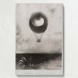 Ë Edgar Poe - Surreal Eye Balloon in Sky By Odilon Redon canvas wall art - Image 7